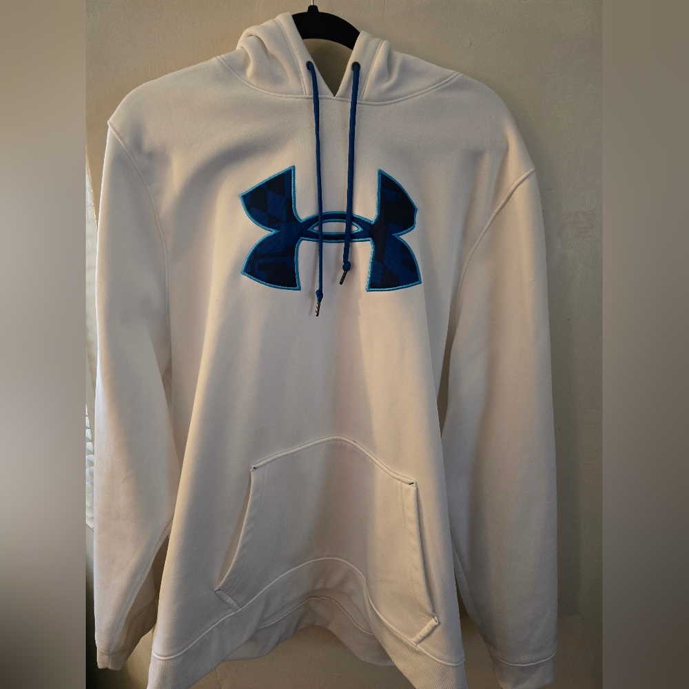 Under Armour White Hoodie 2XL